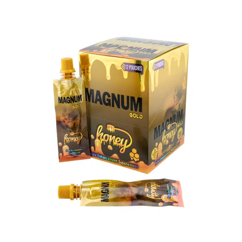 Magnum Gold Honey Shots packaging