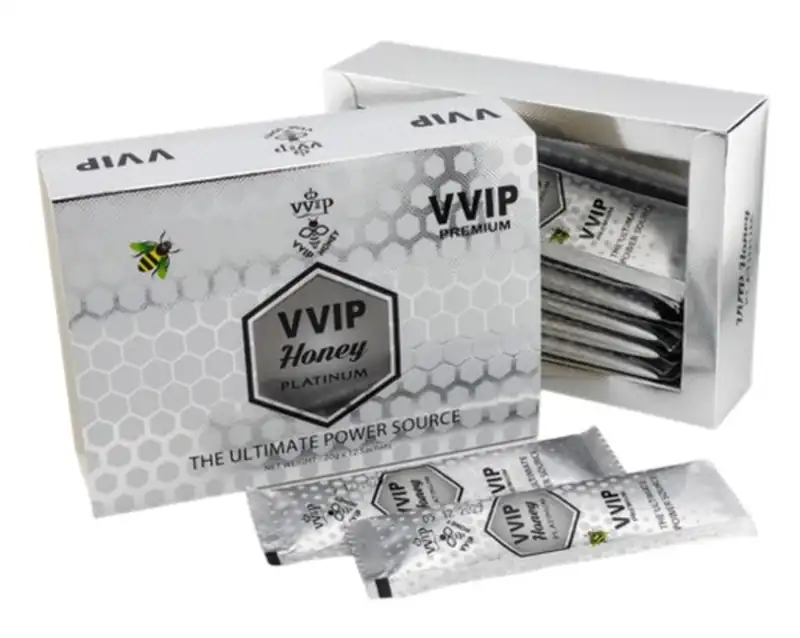 VVIP Royal Honey - White Gift Box packaging