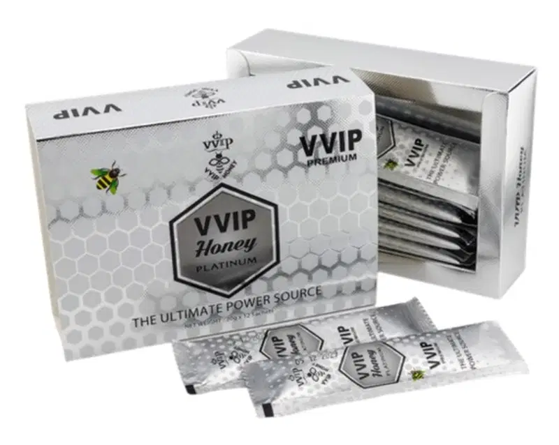 VVIP Royal Honey - White Gift Box packaging