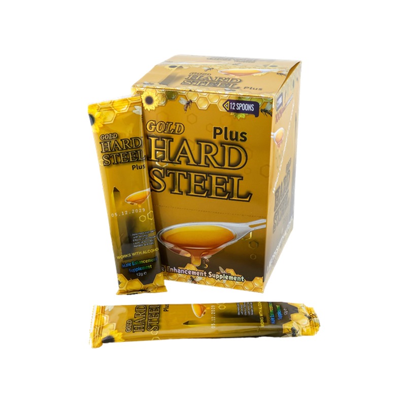 Hard Steel Gold Plus Honey packaging